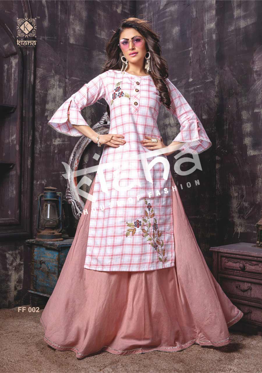 Fusion Flavours Kiana Satin Lurex Kurti Manufacturer Fusion Flavours Kiana Satin Lurex Kurti Manufacturer
